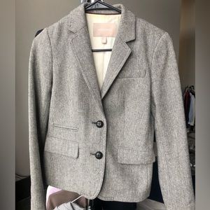 Banana Republic GRAY/WHITE Blazer